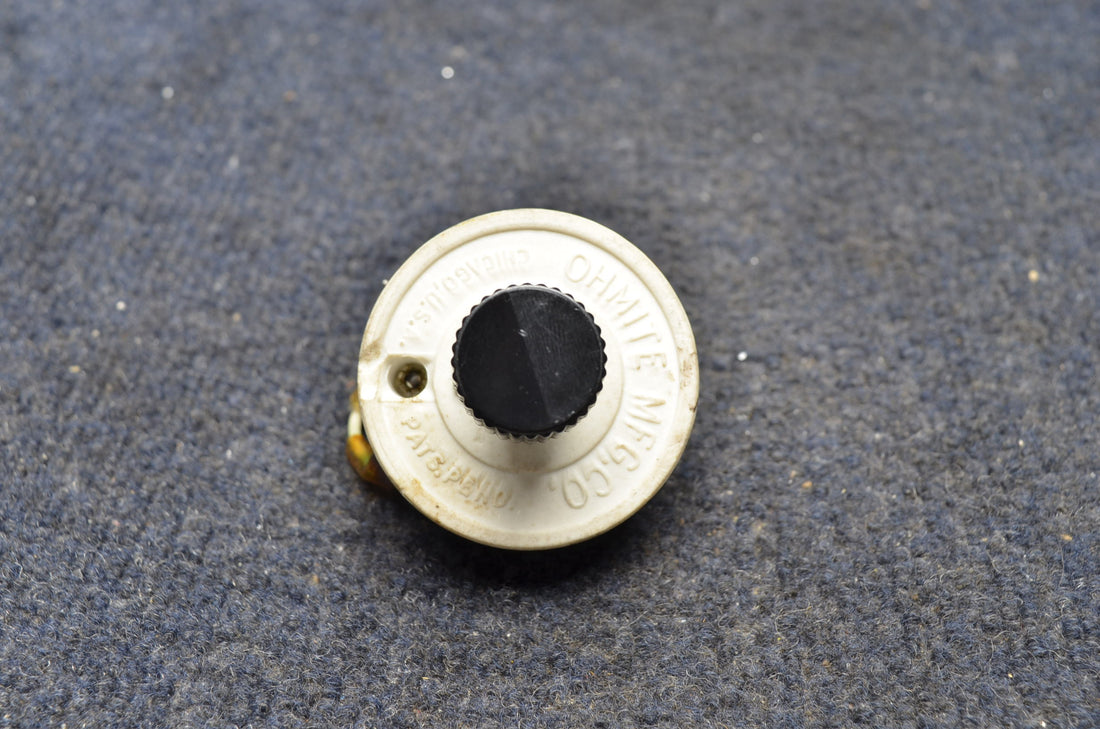 Used aircraft parts for sale J-22-F2-251 BEECHCRAFT 95-B55 OHMITE DIMMER ASSY 15 AMP