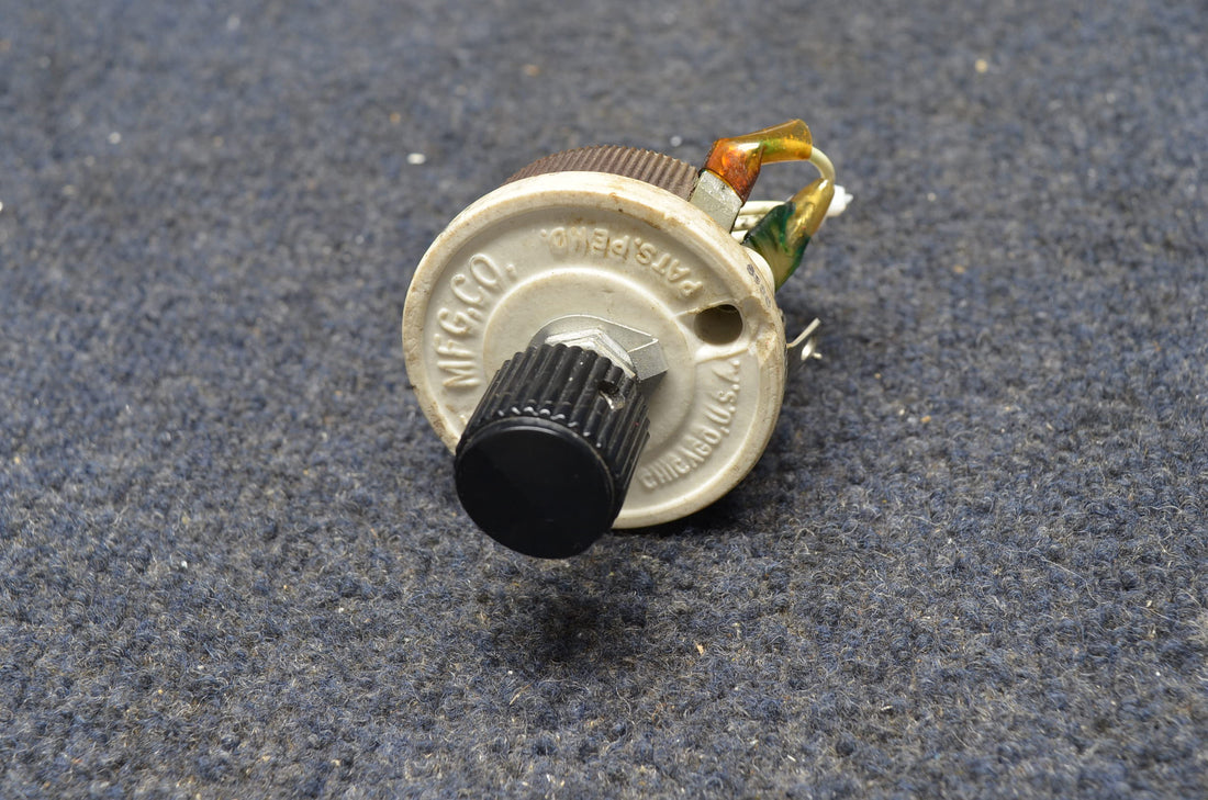 Used aircraft parts for sale J-22-F2-251 BEECHCRAFT 95-B55 OHMITE DIMMER ASSY 15 AMP