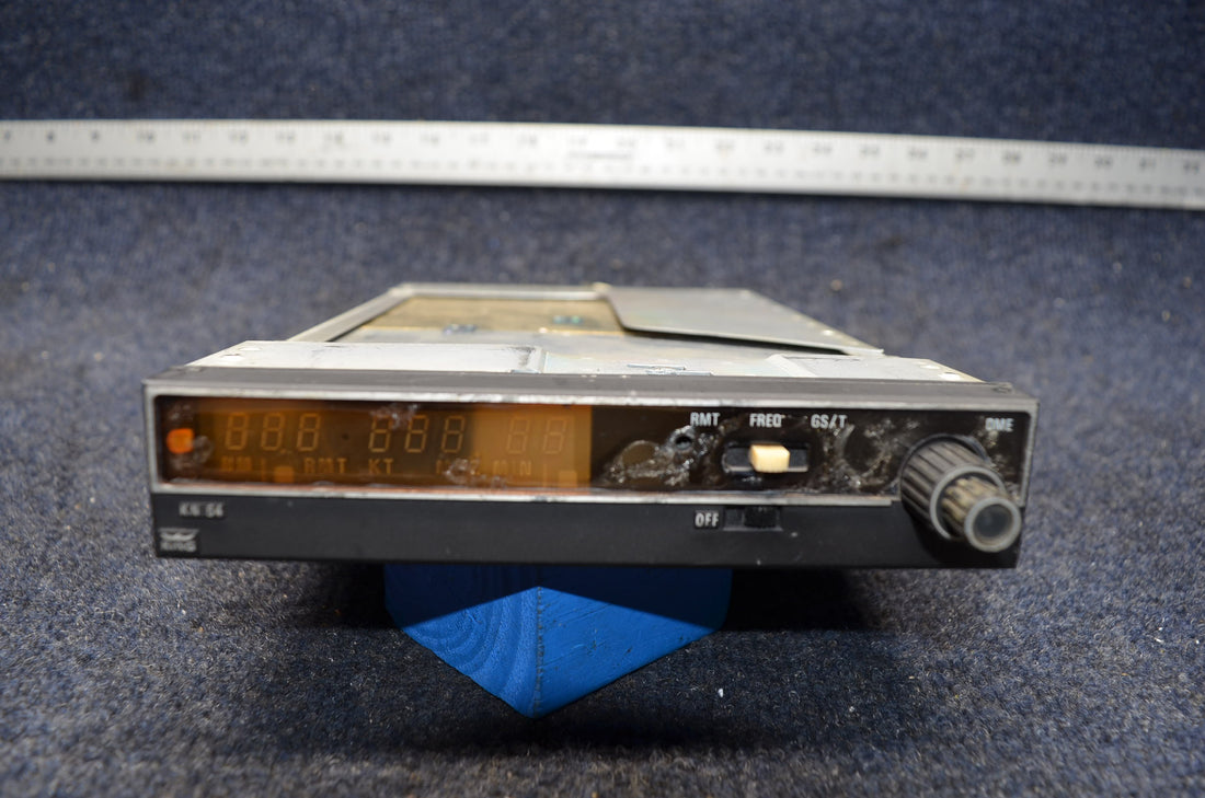 Used aircraft parts for sale 066-1068-00R-4 BEECHCRAFT 95-B55 BENDIX KING KN64 DME WITH RACK AND CONNECTOR