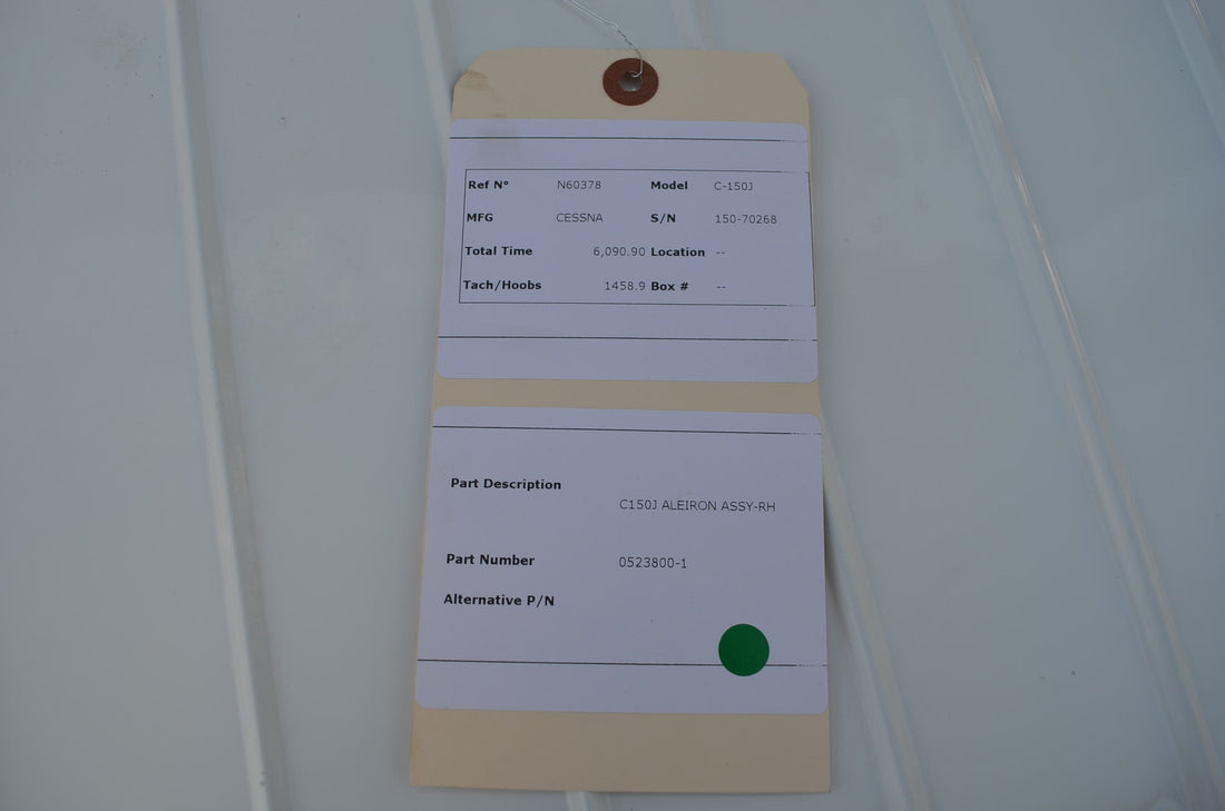 Used aircraft parts for sale 0523800-1 C150J ALEIRON ASSY-RH