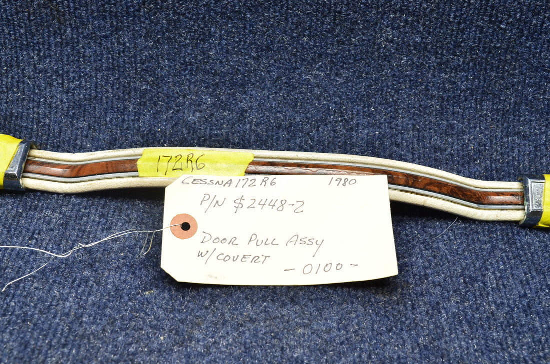 Used aircraft parts for sale S2448-2 Cessna Door Pull Assy  W/Covert