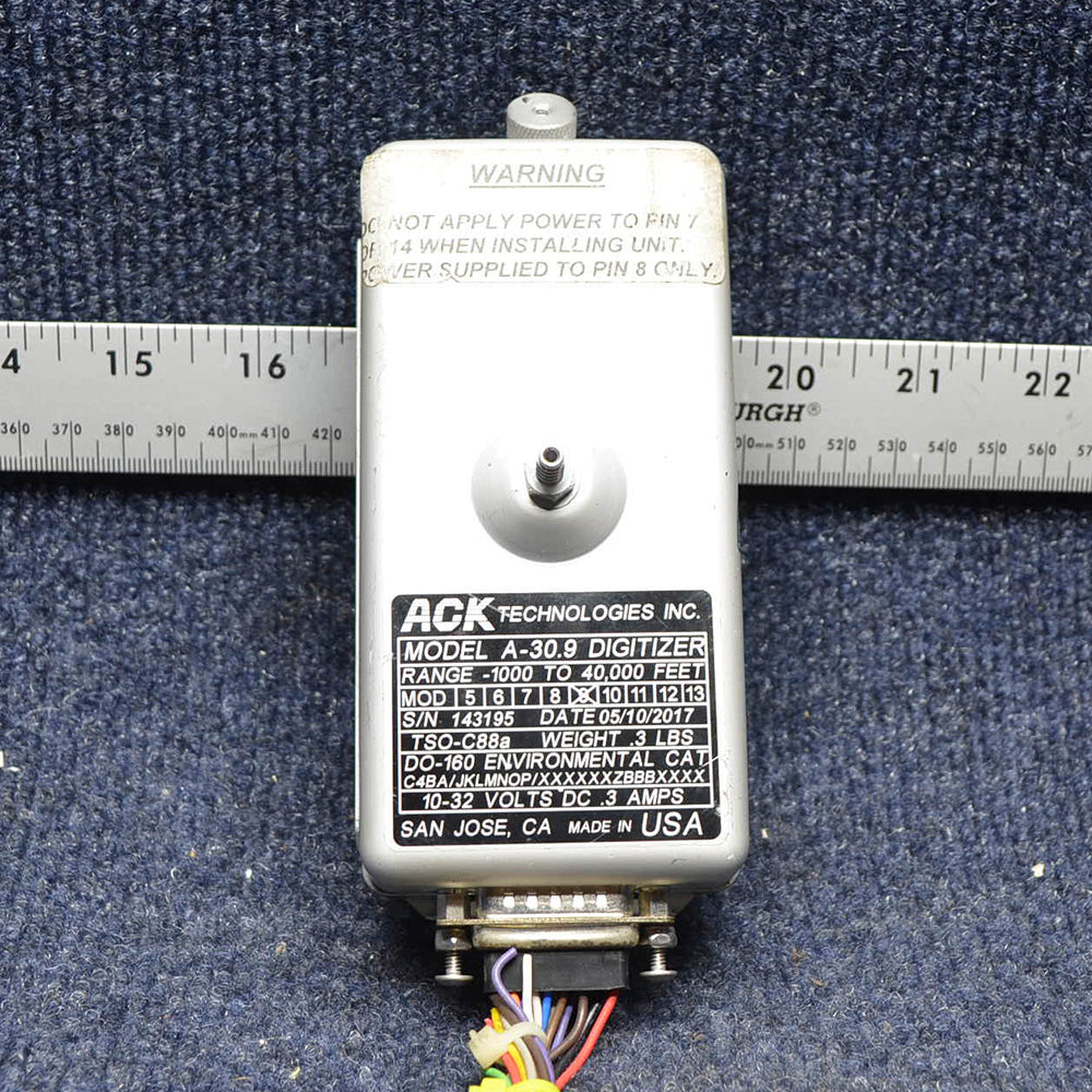 Used aircraft parts for sale A-30.9 C150J ACK A-30.9 DIGITIZER/ALTITUD ENCODER W/ Connector