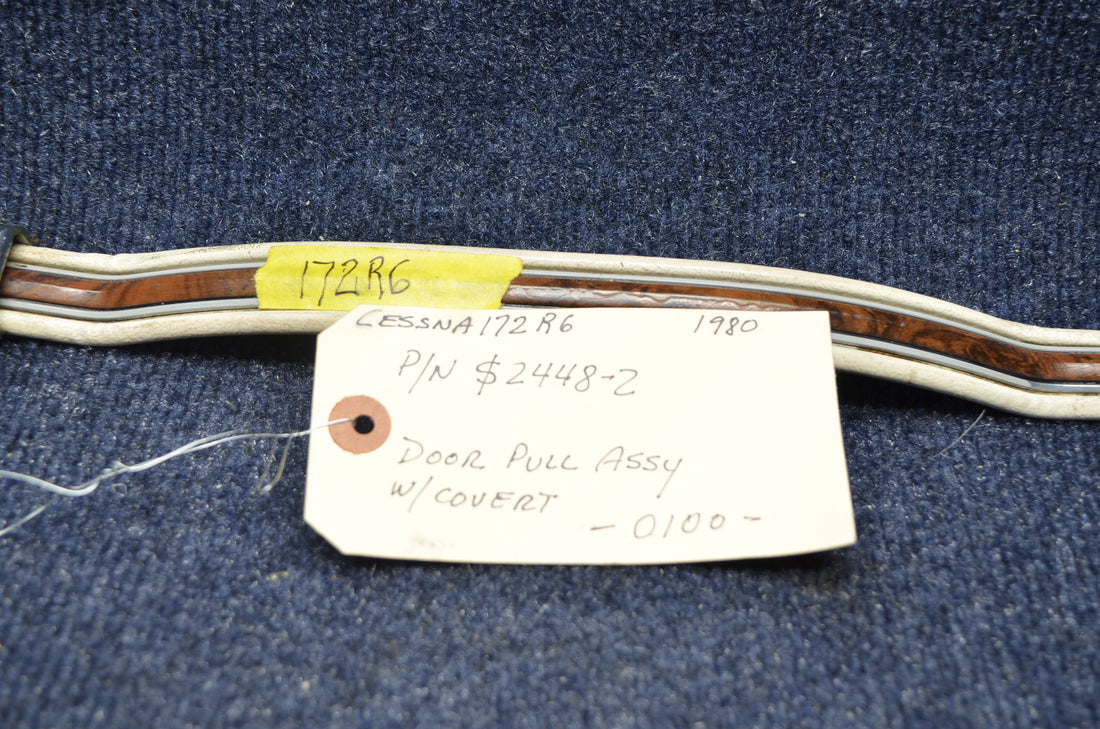 Used aircraft parts for sale S2448-2 Cessna Door Pull Assy  W/Covert