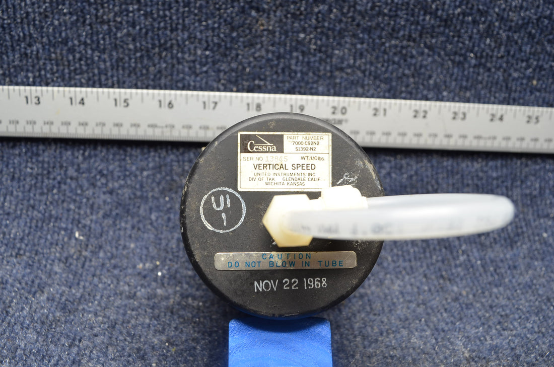 Used aircraft parts for sale 7000-C92N2 C150J VERTICAL SPEED INDICATOR CESSNA