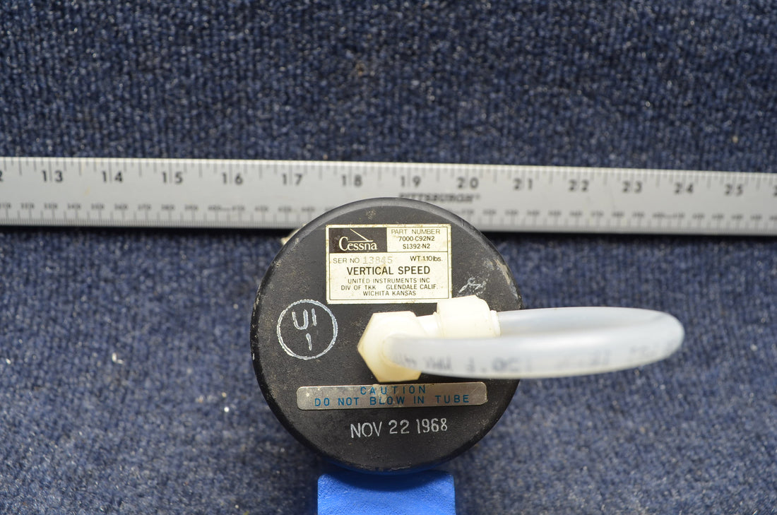 Used aircraft parts for sale 7000-C92N2 C150J VERTICAL SPEED INDICATOR CESSNA