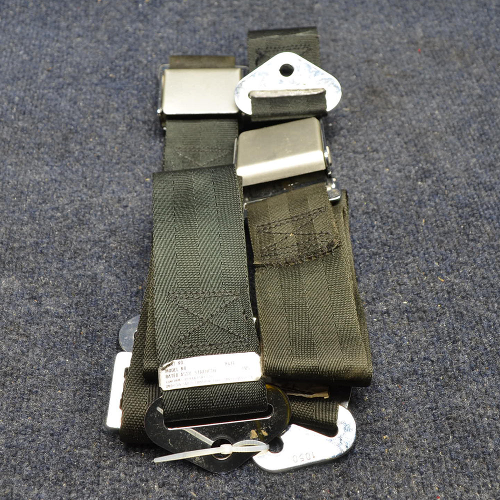 Used aircraft parts for sale REAR-PASSENGER-SEAT-BELTS PIPER PA-28-140 FOR PA28-140 /150 /160/ 180
