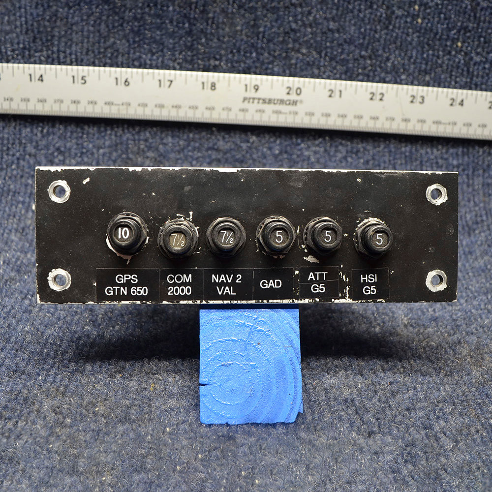 Used aircraft parts for sale MS3320-5 -7 -10 C150J CIRCUIT PANELBREAKER CUSTOM