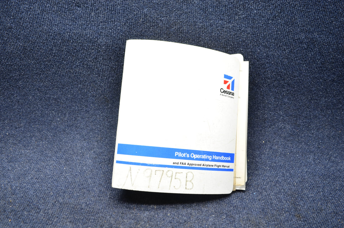 Used aircraft parts for sale Cessna 172RG Factory Pilot Operating Handbook USED