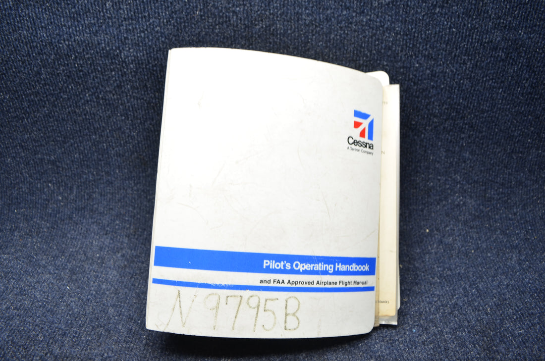 Used aircraft parts for sale Cessna 172RG Factory Pilot Operating Handbook USED