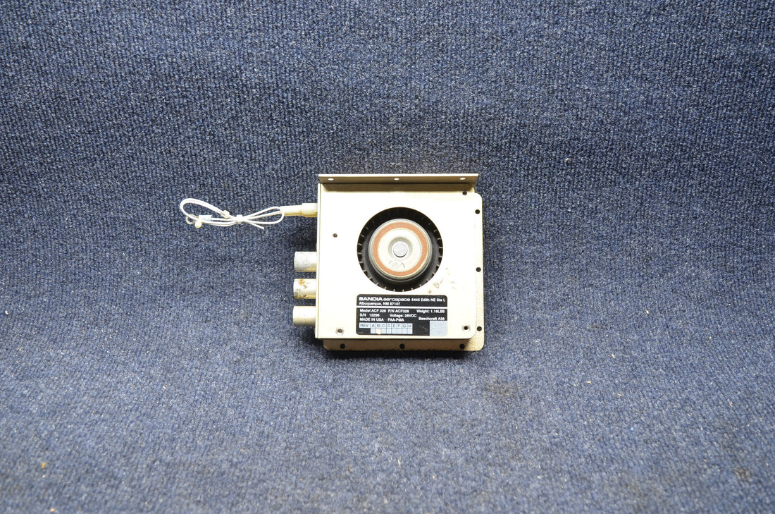 Used aircraft parts for sale ACF328 Sandia Aerospace Avionics Cooling Fan w/ connector