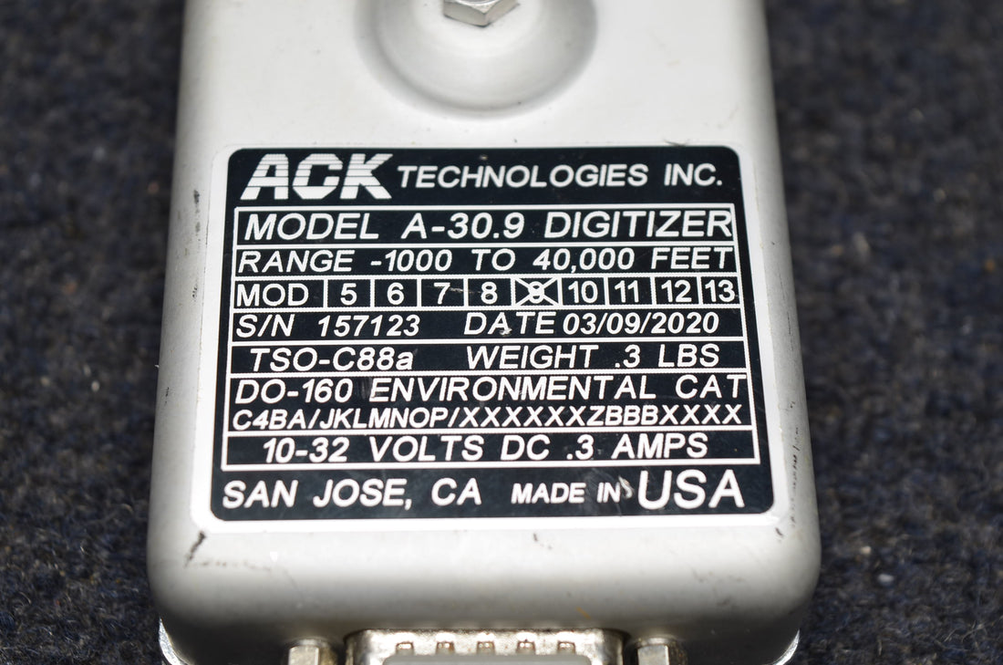 Used aircraft parts for sale A-30.9 DIGITIZER BEECHCRAFT 95-B55 ACK DIGITIZER ENCODER