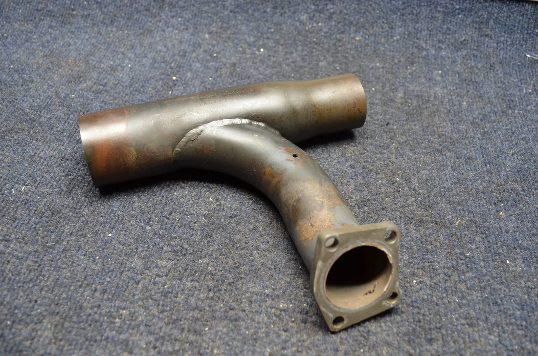 Used aircraft parts for sale 96-950002-7 BEECHCRAFT 95-B55 EXHAUST STACK CYL 4 LEFT ENGINE