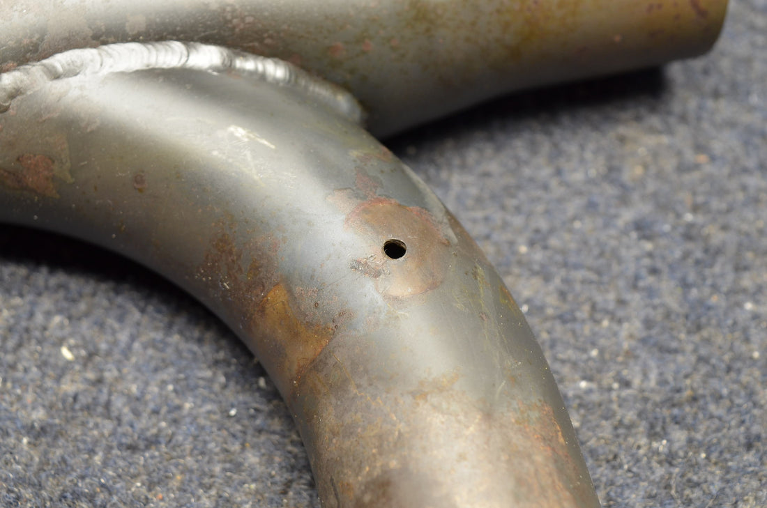 Used aircraft parts for sale 96-950002-7 BEECHCRAFT 95-B55 EXHAUST STACK CYL 4 LEFT ENGINE