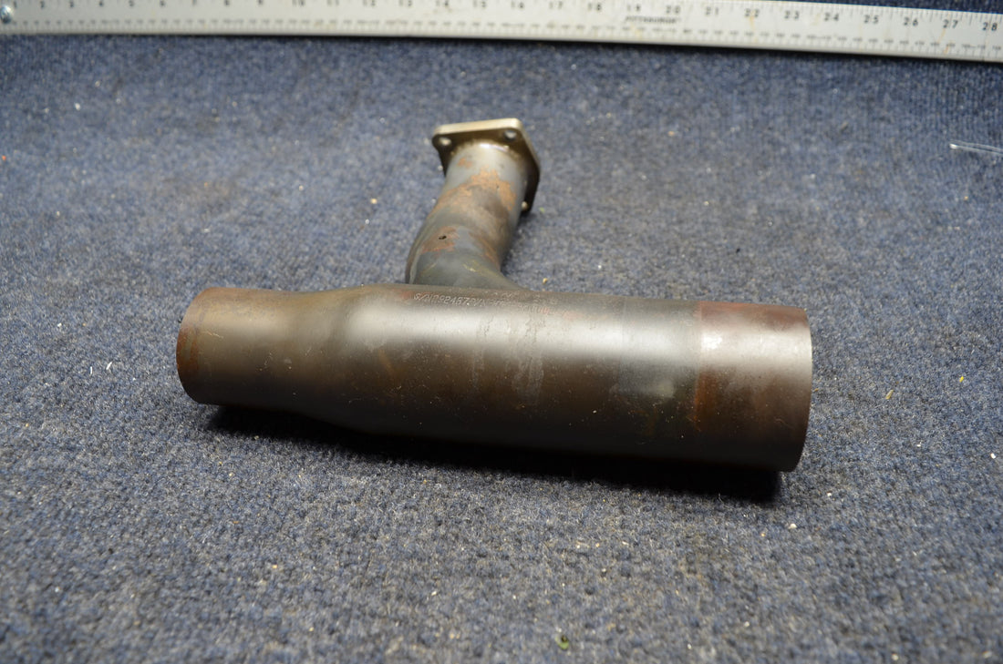 Used aircraft parts for sale 96-950002-7 BEECHCRAFT 95-B55 EXHAUST STACK CYL 4 LEFT ENGINE