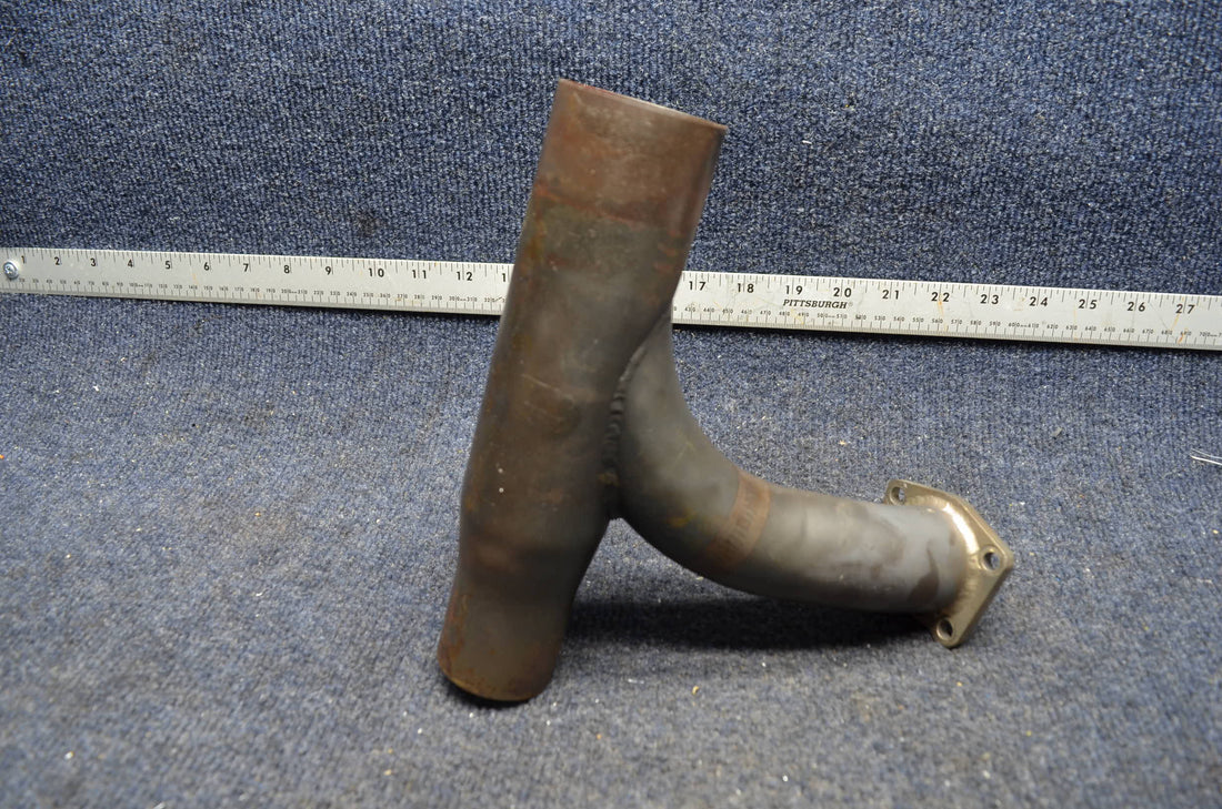 Used aircraft parts for sale 96-950002-7 BEECHCRAFT 95-B55 EXHAUST STACK CYL 4 LEFT ENGINE