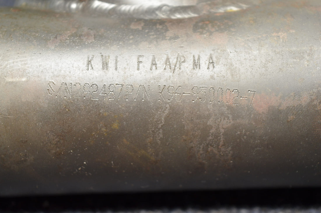 Used aircraft parts for sale 96-950002-7 BEECHCRAFT 95-B55 EXHAUST STACK CYL 4 LEFT ENGINE