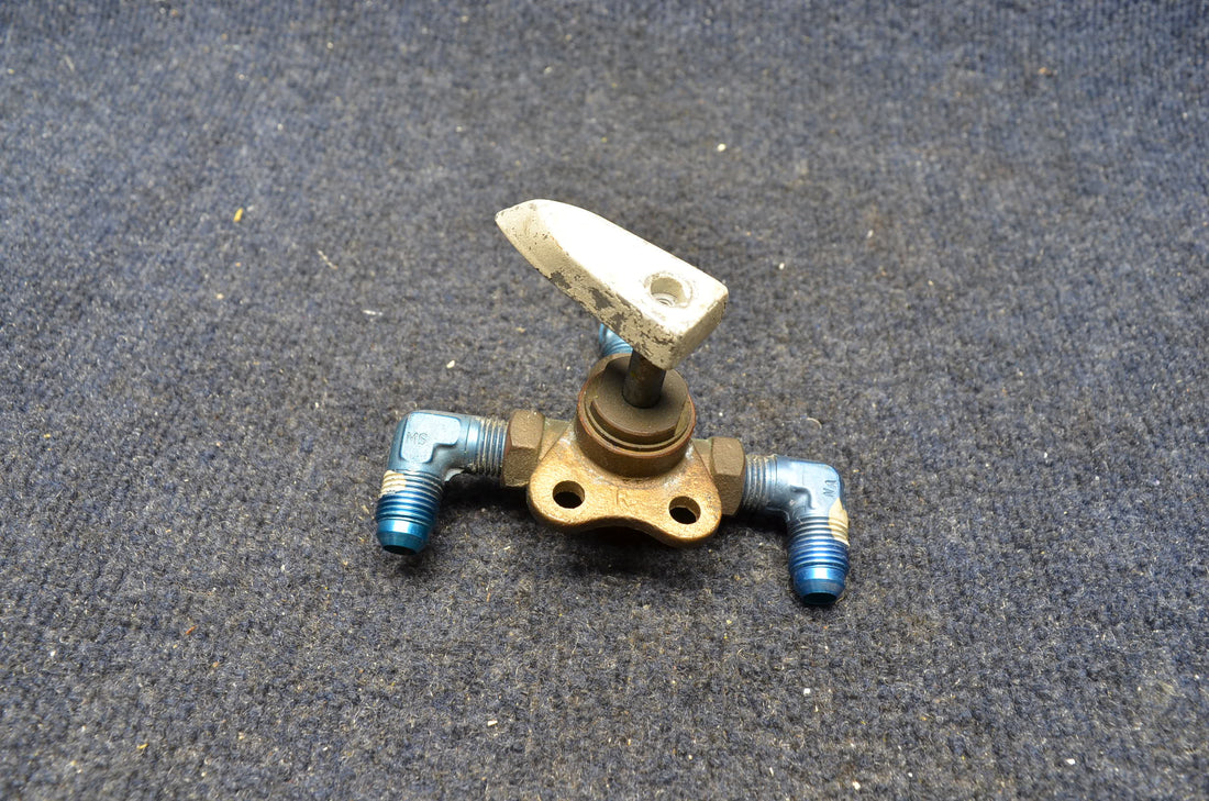 Used aircraft parts for sale 401114-1 AMERICAN GRUMMAN AA1 ANDERSON FUEL SELECTOR VALVE