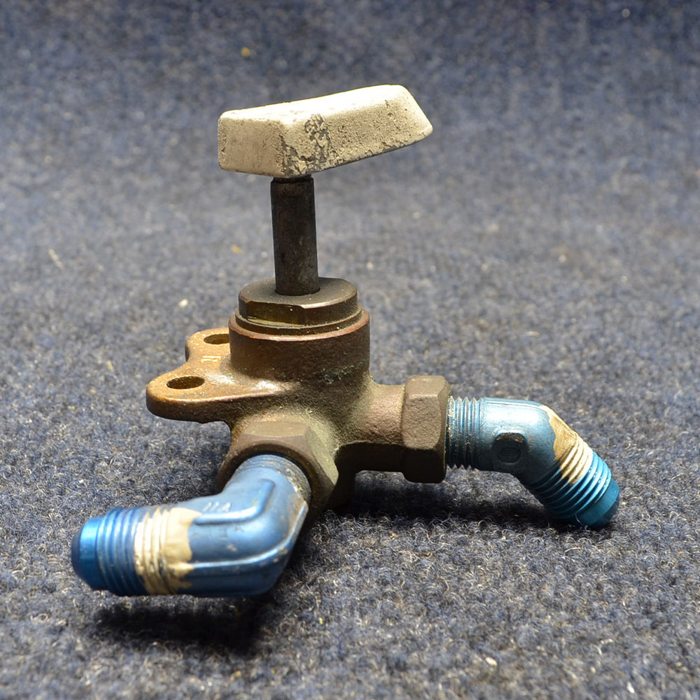 Used aircraft parts for sale 401114-1 AMERICAN GRUMMAN AA1 ANDERSON FUEL SELECTOR VALVE