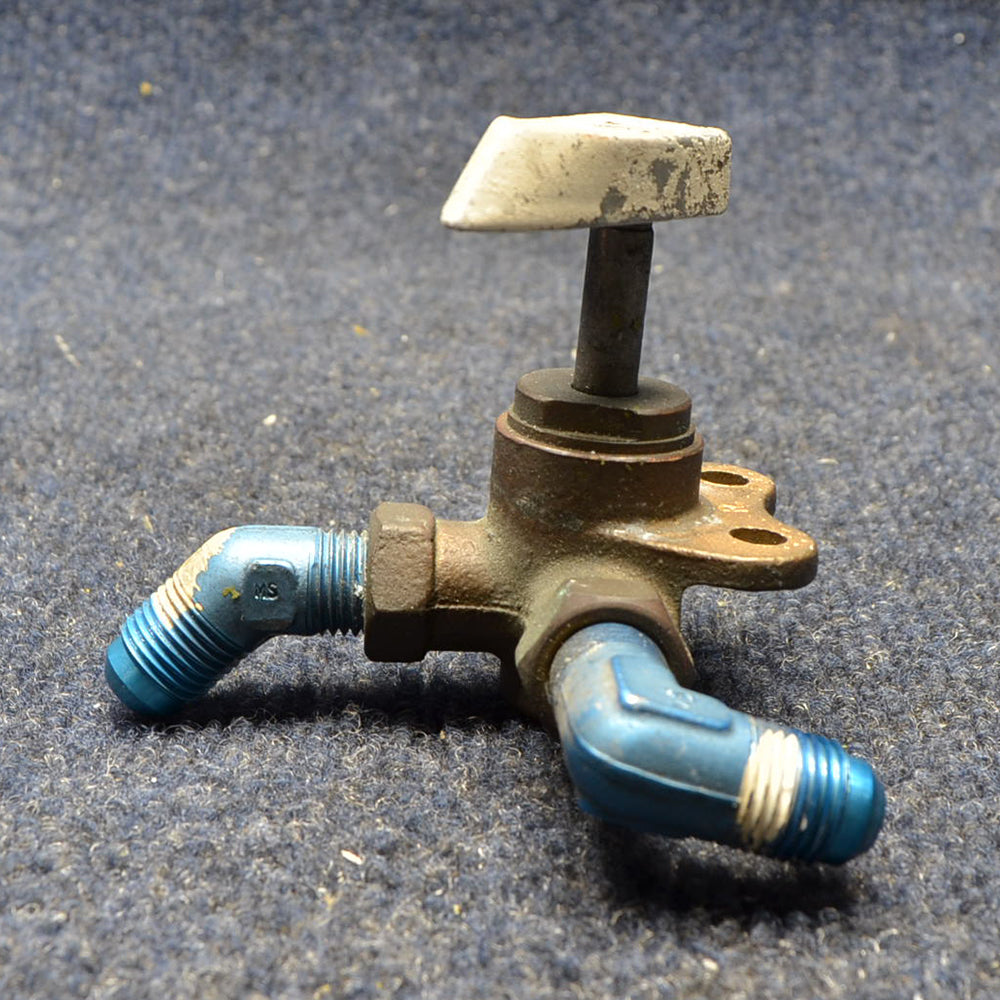 Used aircraft parts for sale 401114-1 AMERICAN GRUMMAN AA1 ANDERSON FUEL SELECTOR VALVE