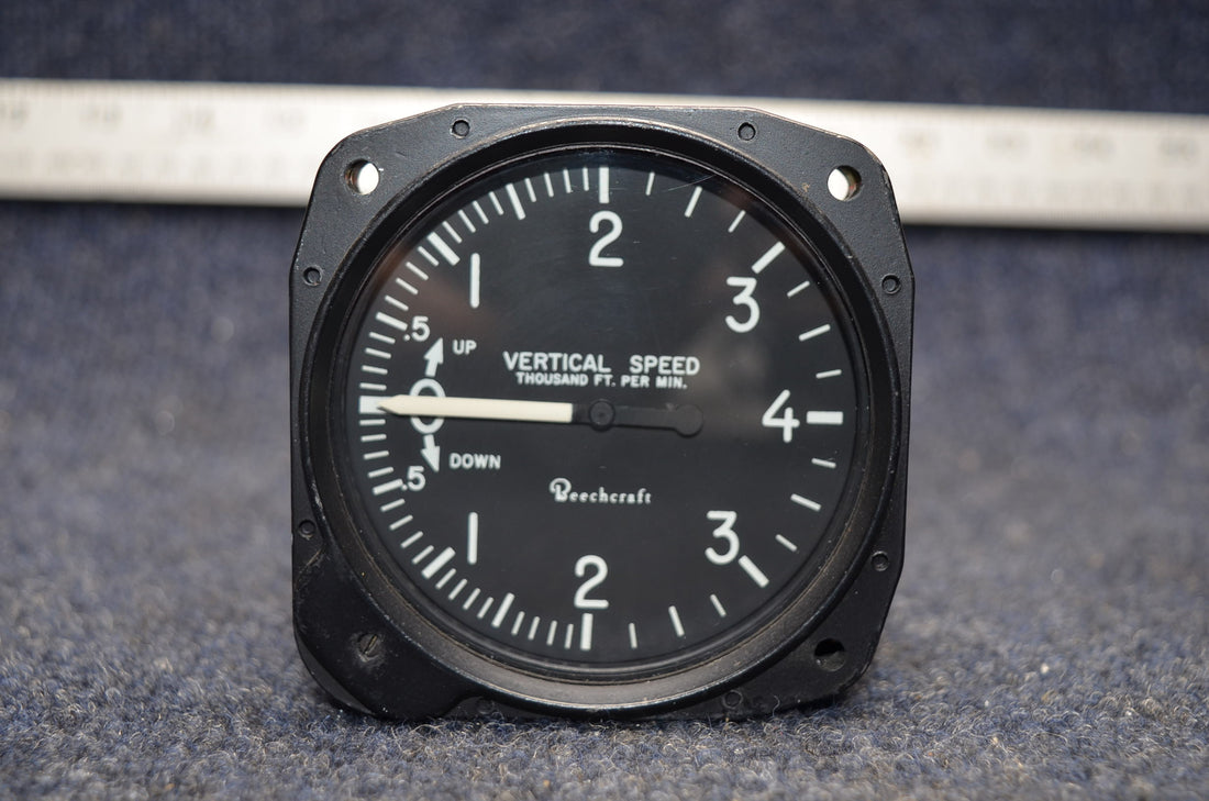 Used aircraft parts for sale 22-204-02-A BEECHCRAFT 95-B55 GARWIN VERTICAL SPEED INDICATOR