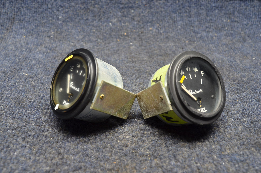 Used aircraft parts for sale 95-380018 BEECHCRAFT 95-B55 FUEL QUANTITY INDICATOR PRICE IS FOR EACH