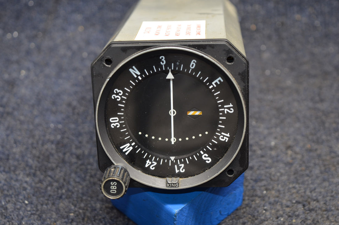 Used aircraft parts for sale 066-3056-00 BEECHCRAFT 95-B55 KING KI-208 VOR / LOG INDICATOR W CONNECTOR