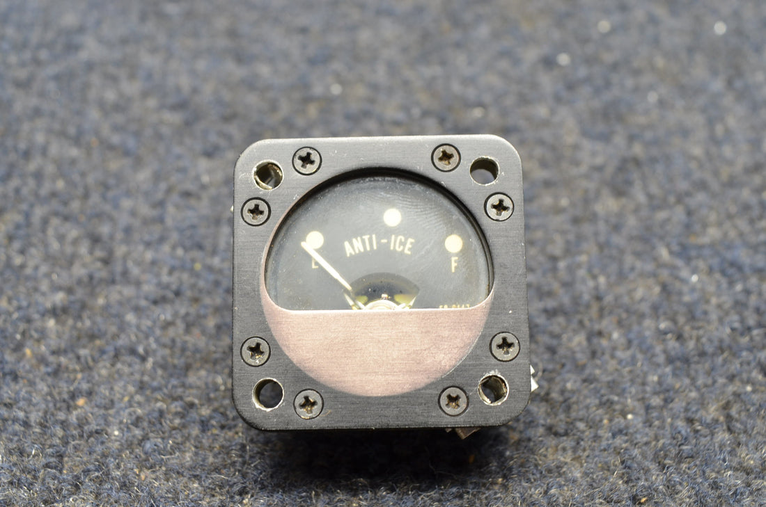 Used aircraft parts for sale 50-384001-31 BEECHCRAFT 95-B55 IDEAL PRECISION ANTI-ICE GAUGE