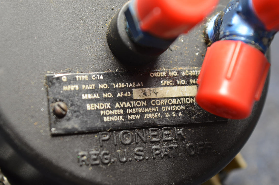 Used aircraft parts for sale 1426-1AE-A1 BEECHCRAFT 95-B55 BENDIX AIRSPEED INDICATOR