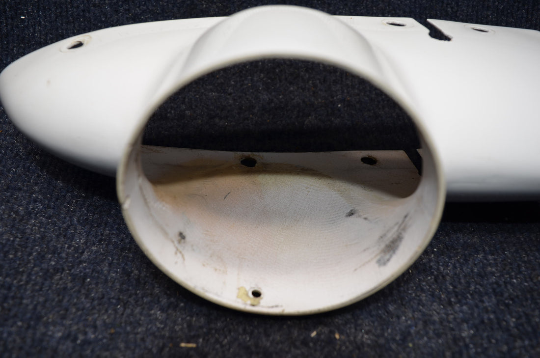 Used aircraft parts for sale 63514-006 PIPER PA-28-140 TIP FIN /ROTATING BEACON /FIBERGLASS.