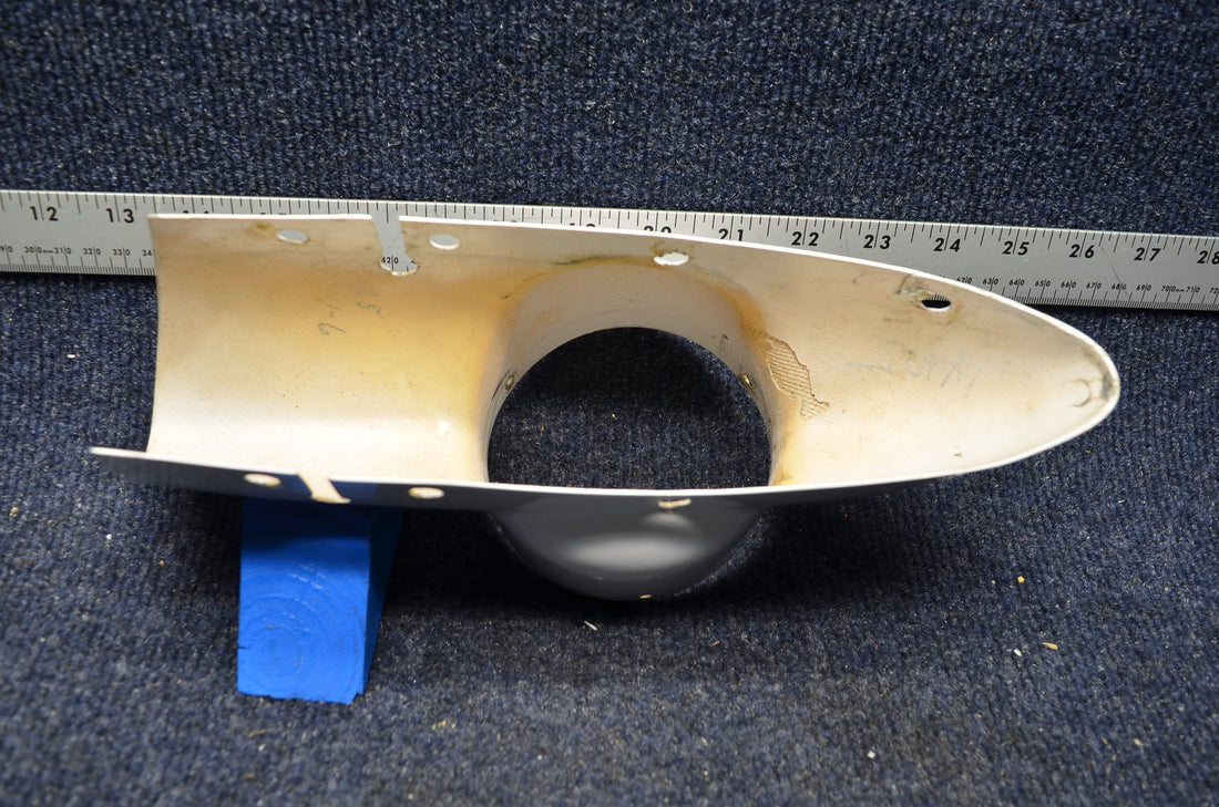 Used aircraft parts for sale 63514-006 PIPER PA-28-140 TIP FIN /ROTATING BEACON /FIBERGLASS.