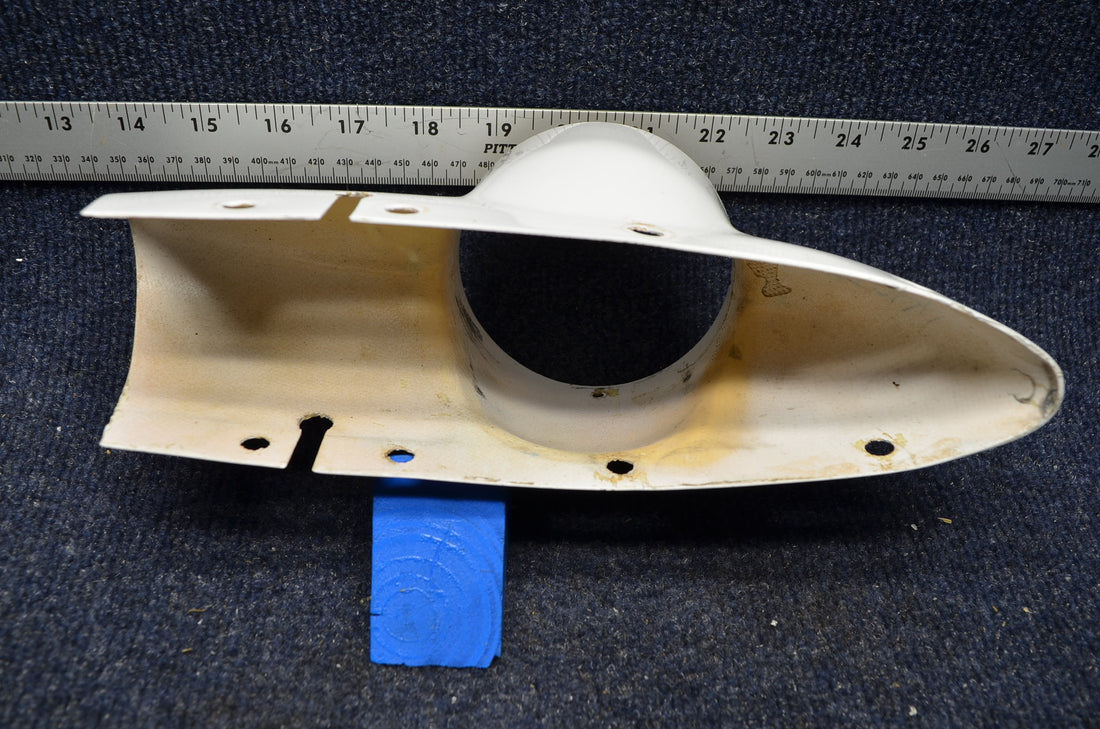 Used aircraft parts for sale 63514-006 PIPER PA-28-140 TIP FIN /ROTATING BEACON /FIBERGLASS.