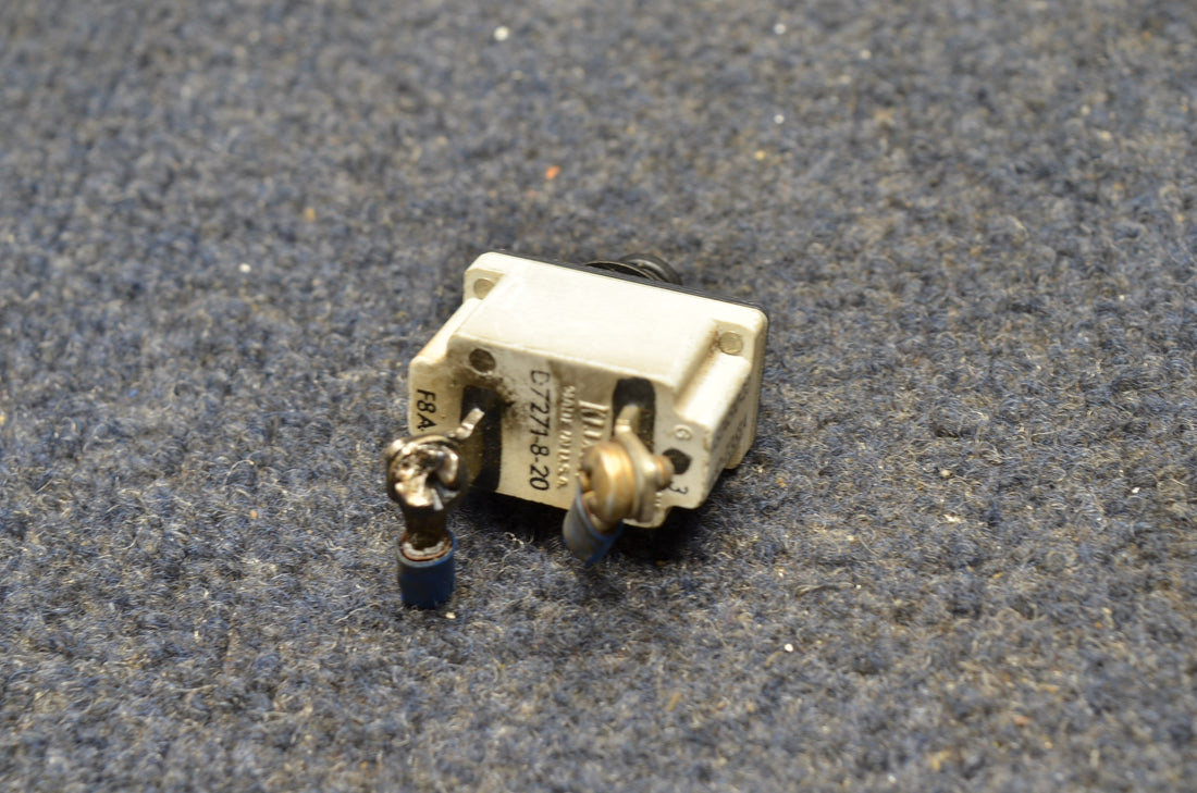 Used aircraft parts for sale MS24510-20 BEECHCRAFT 95-B55 KLIXON ELECTRIC BREAKER