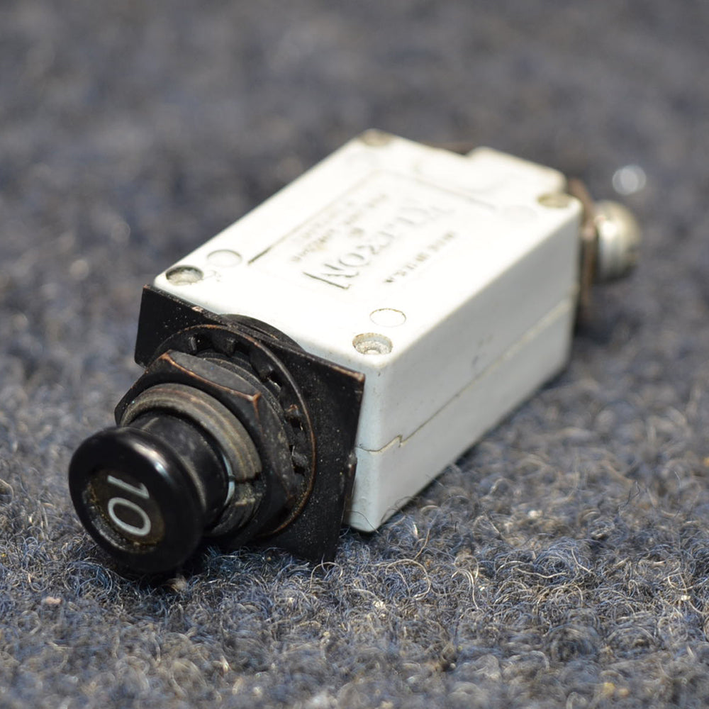 Used aircraft parts for sale MS26574-10 BEECHCRAFT 95-B55 KLIXON ELECTRIC BREAKER PRICE PER EACH