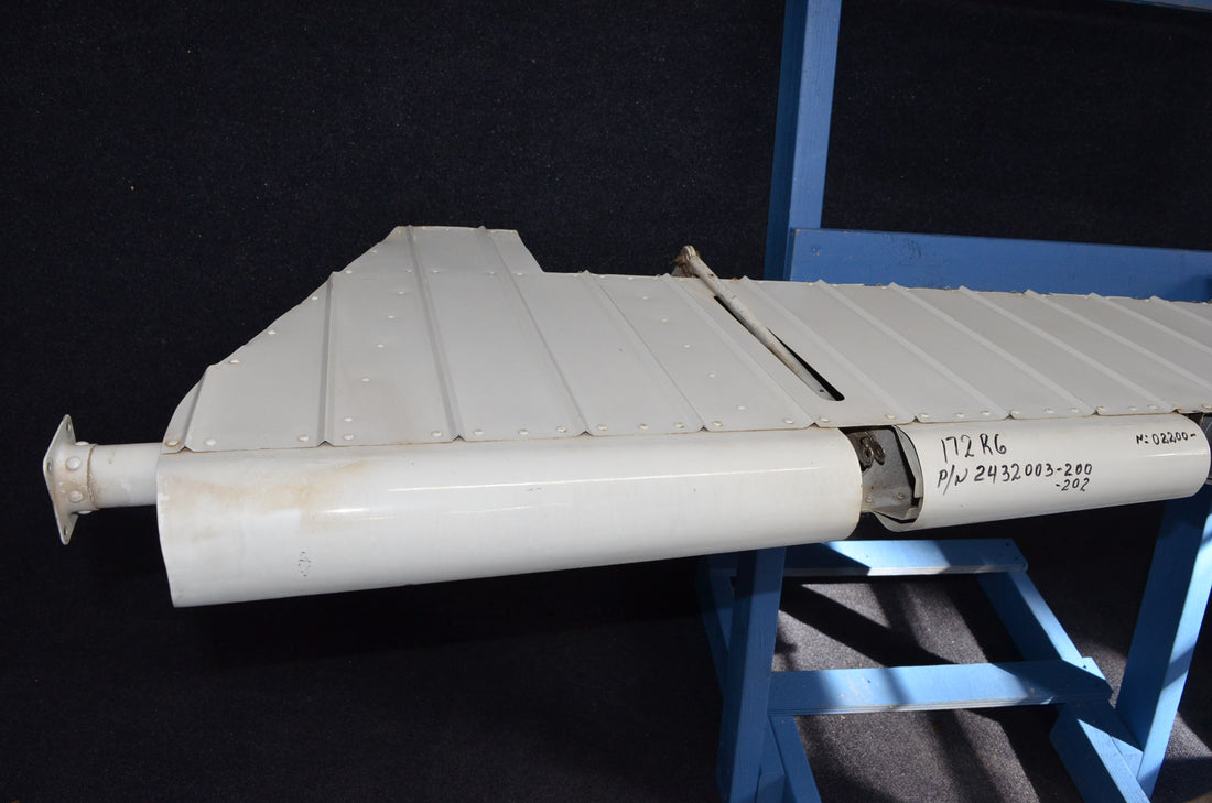 Used aircraft parts for sale 2432000-200 W/ 0532001-101 PIPER CESSNA 172RG ELEVATOR ASSY W/ TRIMTAB