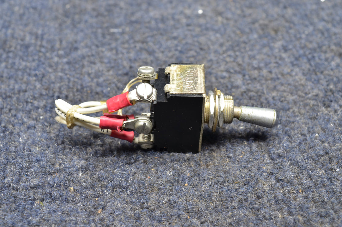 Used aircraft parts for sale 35-380053-1 BEECHCRAFT 95-B55 TOGGLE SWITCH ASSY PRICE IS FOR EACH