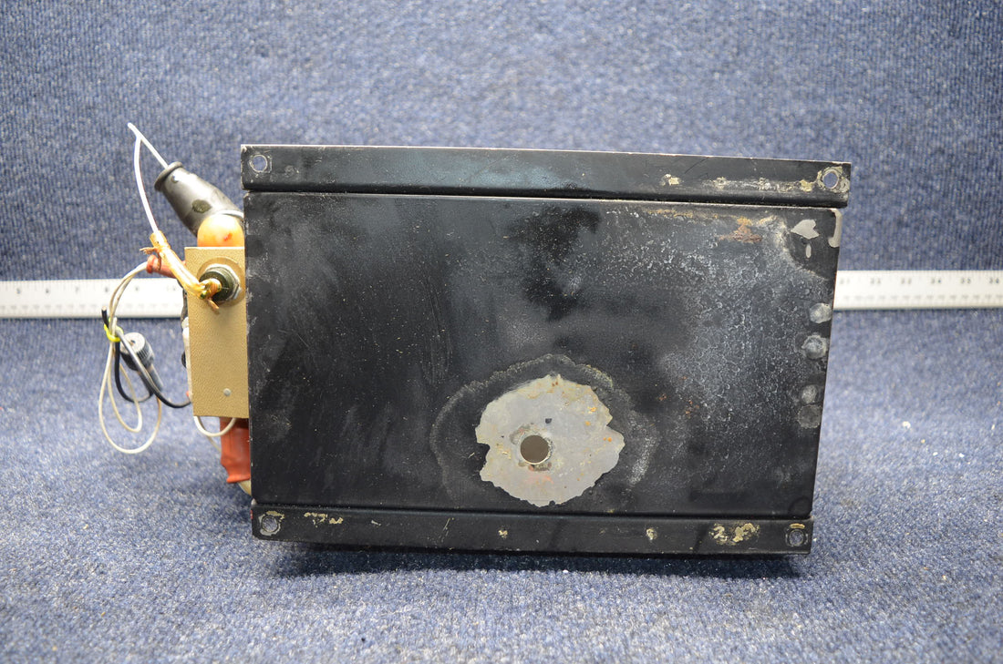 Used aircraft parts for sale 63888-000 PIPER PA-28-140 BATTERY BOX  W / COVER AND SELENOID