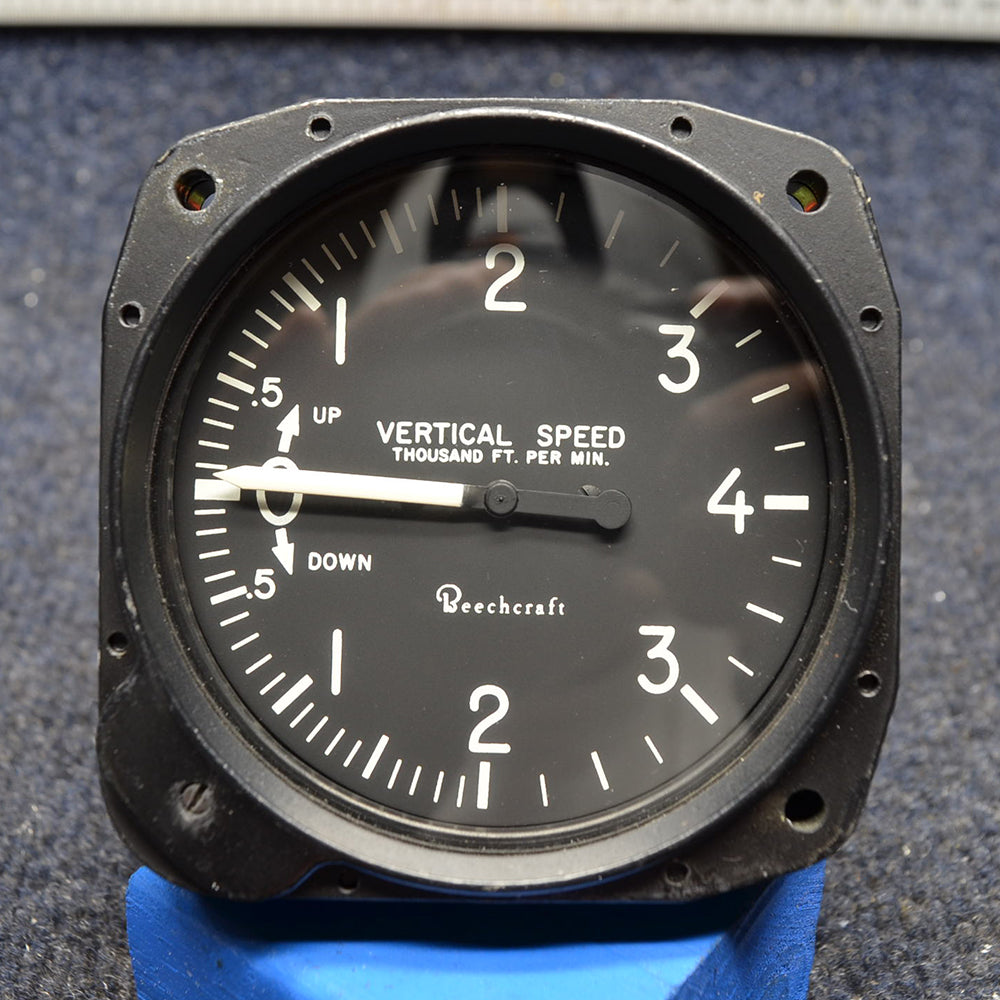 Used aircraft parts for sale 22-204-02-A BEECHCRAFT 95-B55 GARWIN VERTICAL SPEED INDICATOR
