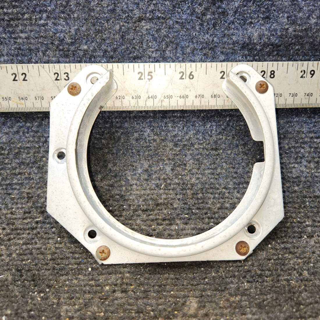 Used aircraft parts for sale, 0423542-6 Cessna 172E Landing Light Bracket Assembly