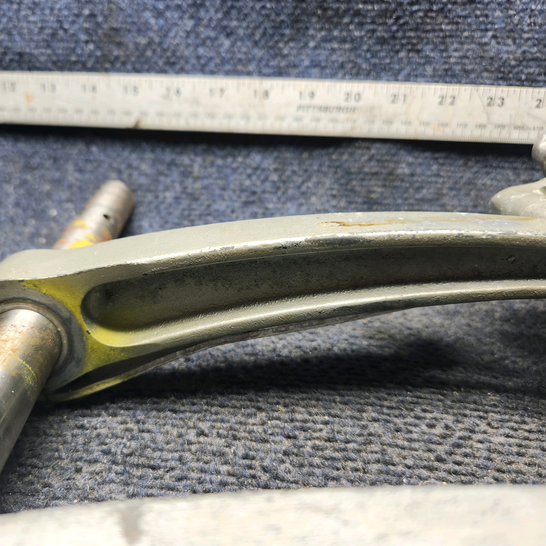 Used aircraft parts for sale, 95-524018-604 BEECHCRAFT 95-55B Pilot’s Side Rudder Pedal Assembly