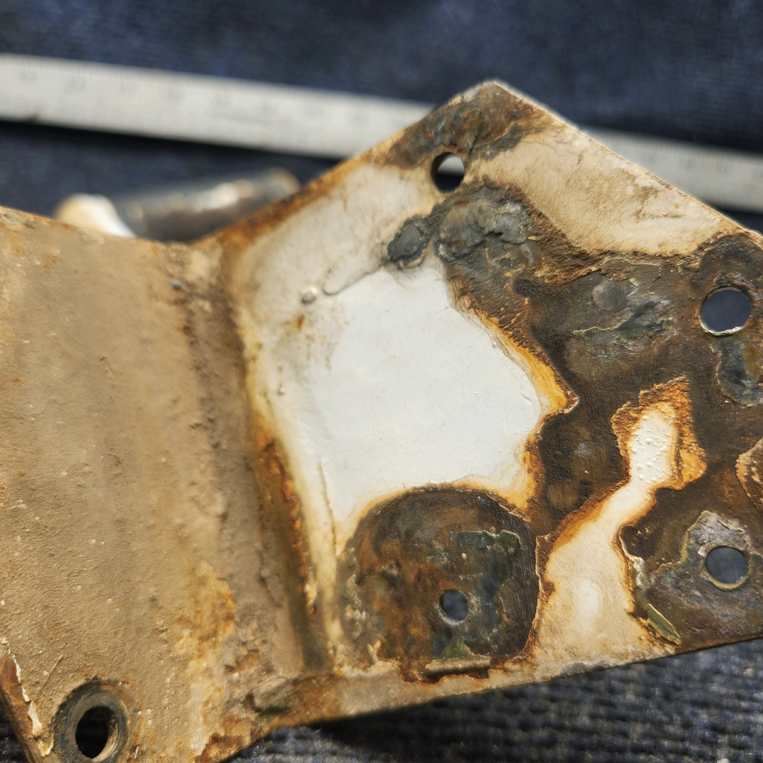 Used aircraft parts for sale, 65384-000 Piper PA28-140 Cabin Step - has repair