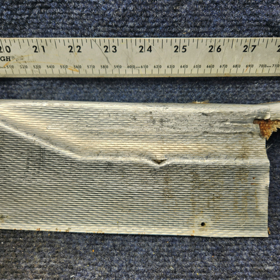 Used aircraft parts for sale, 76129-006 PIPER PA28-161 Warrior III CABIN HEAT DUCT REAR ASSEMBLY LH