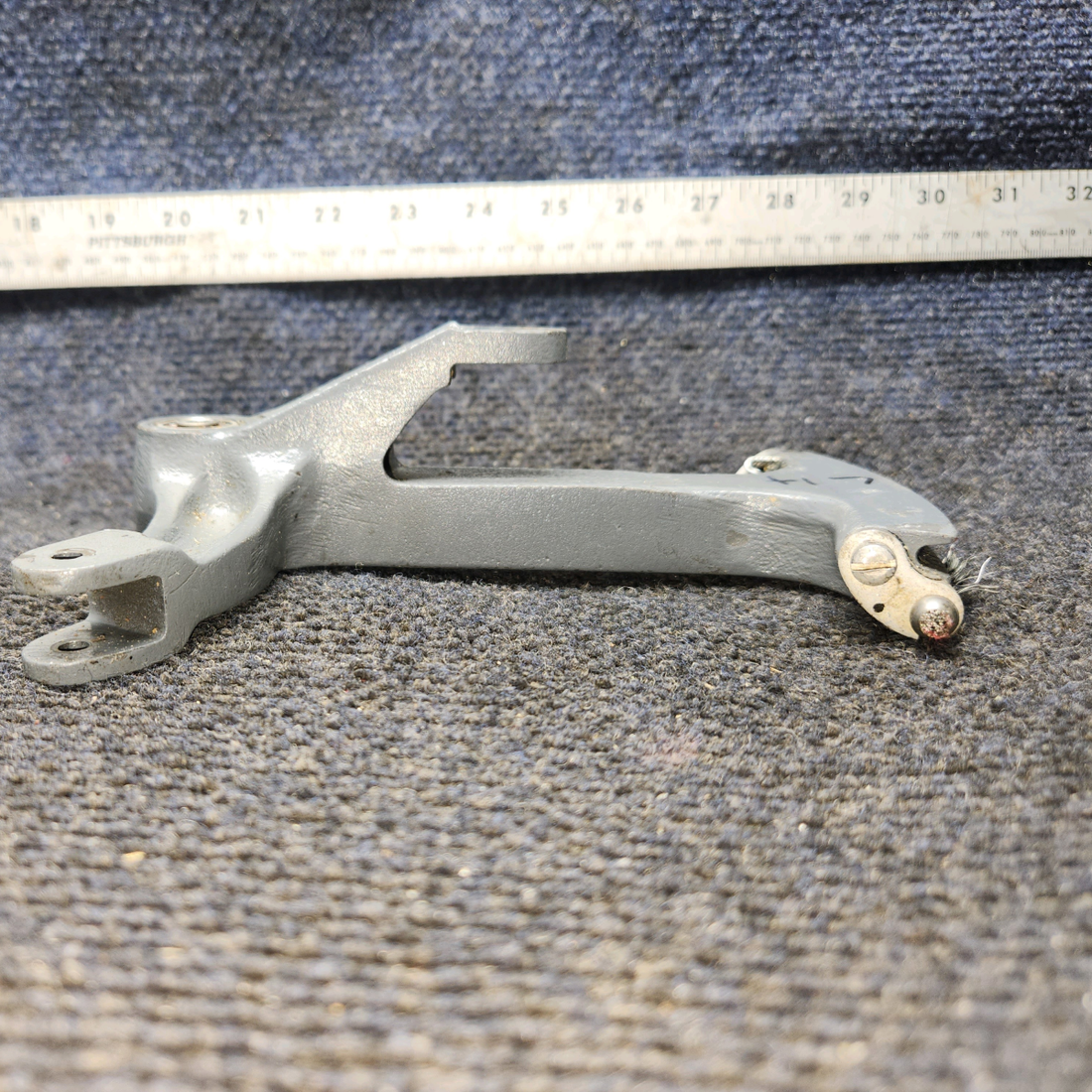 Used aircraft parts for sale, 35-524137 BEECHCRAFT F35 Bellcrank Rudder Pedal Control LH