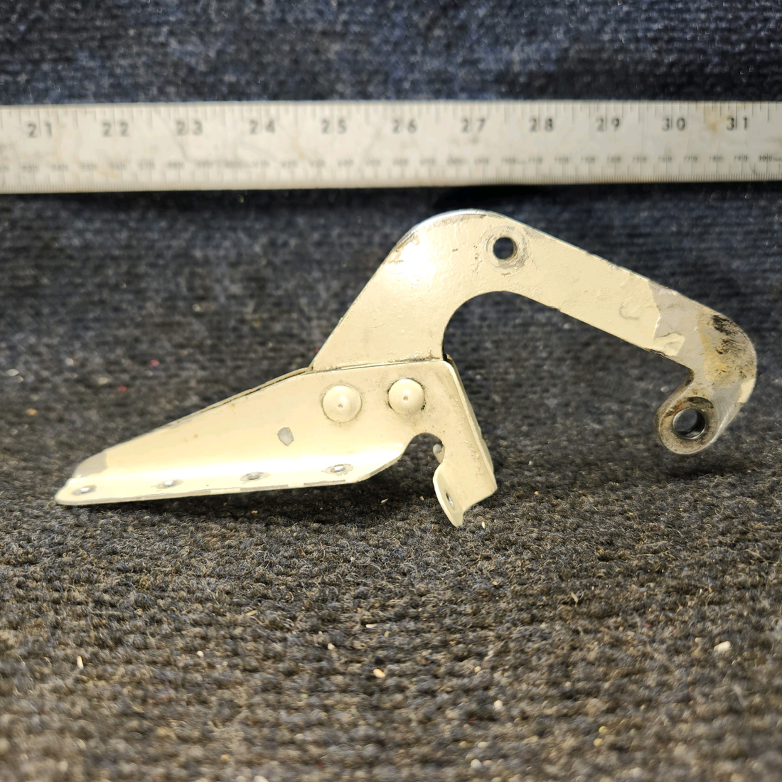 Used aircraft parts for sale, 35-410077-12 BEECHCRAFT F35 Nose Gear Door Hinge Aft
