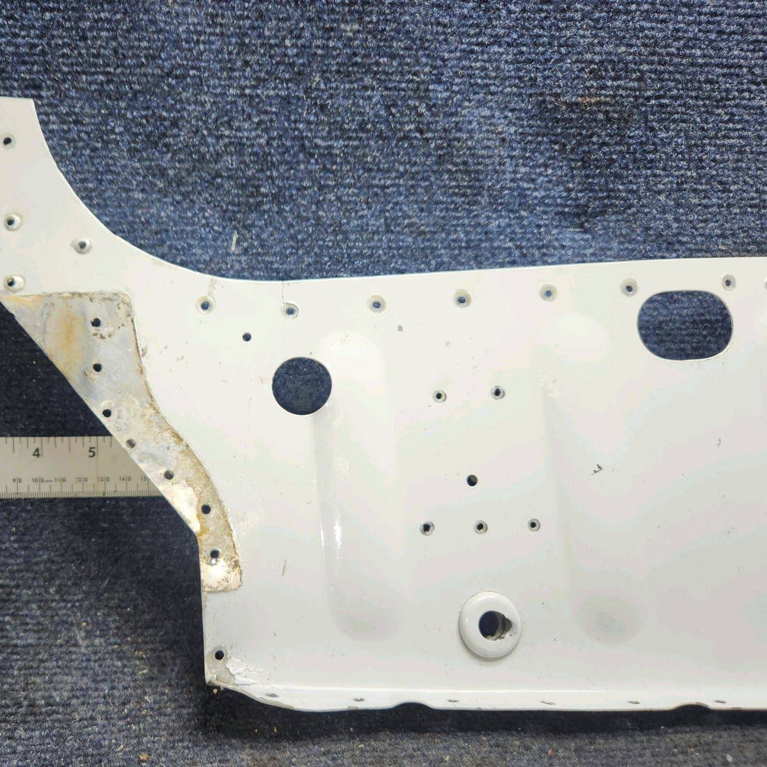 Used aircraft parts for sale, 0511000-43 Cessna 172E FWD Fuselage Rib LH has a crack