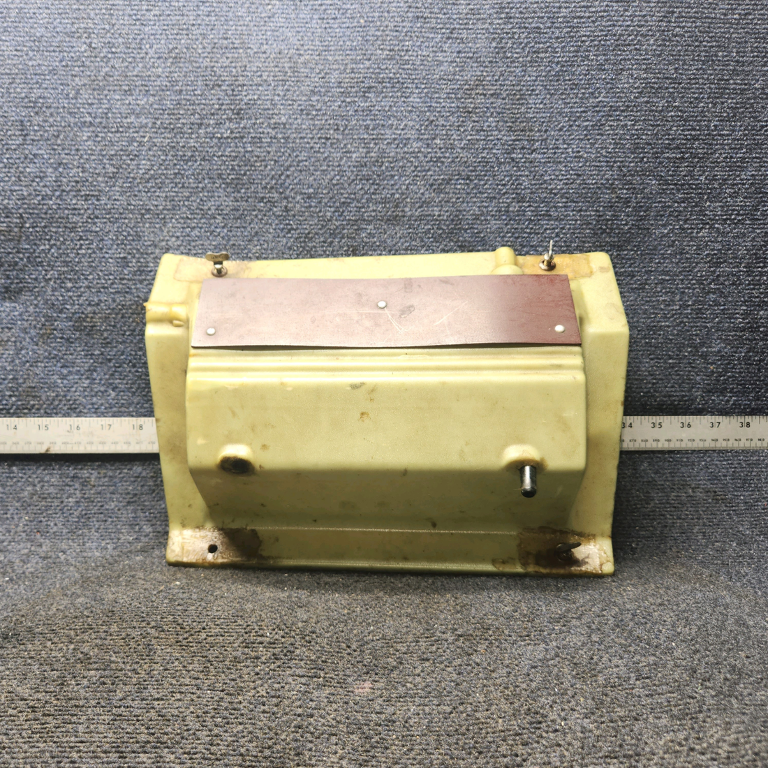 Used aircraft parts for sale, 35201-000 Piper PA28-161 Battery box Cover - Has repairs