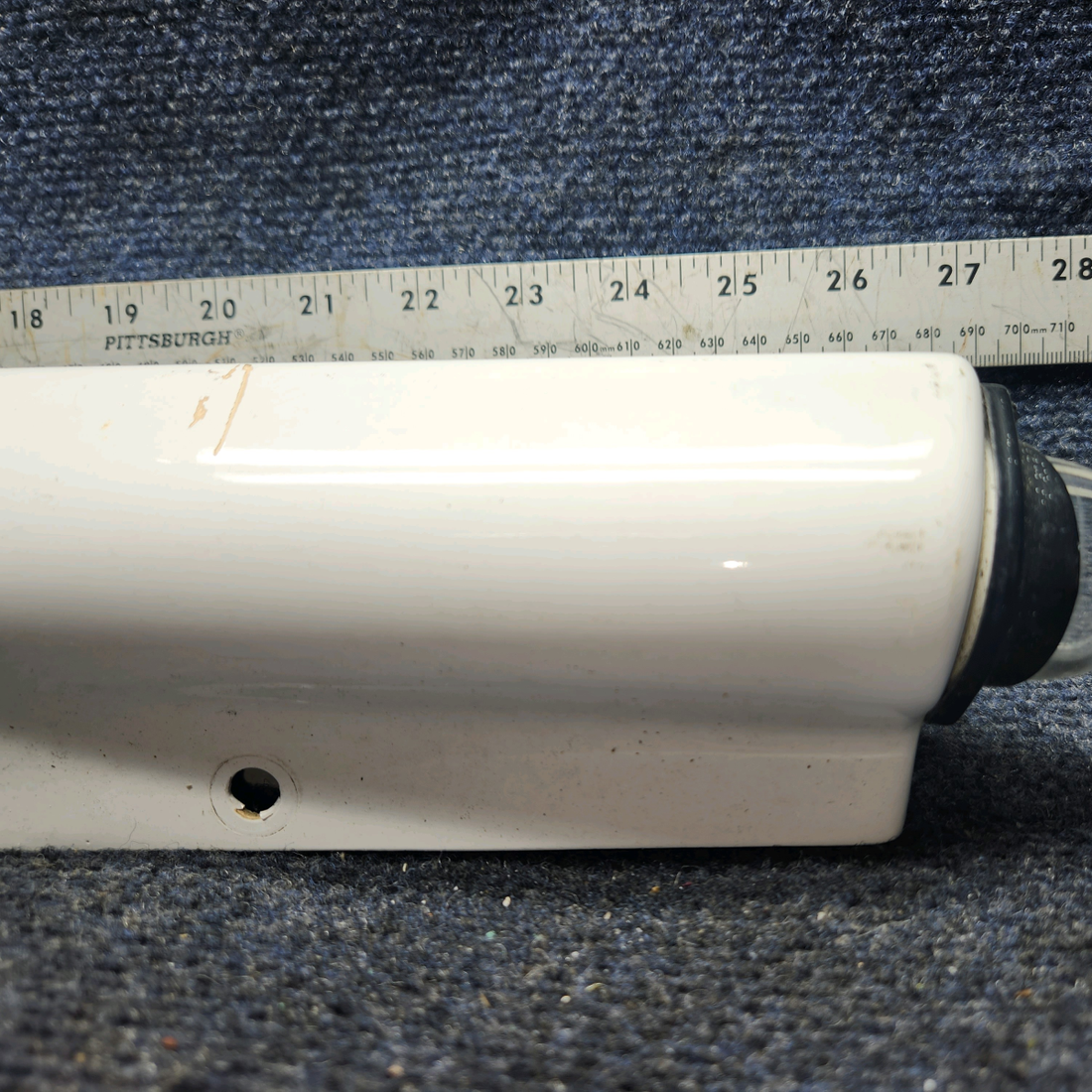 Used aircraft parts for sale, 63541-000 PIPER PA28-140 Rudder Tip Assembly with Tail Light/Fiberglass.