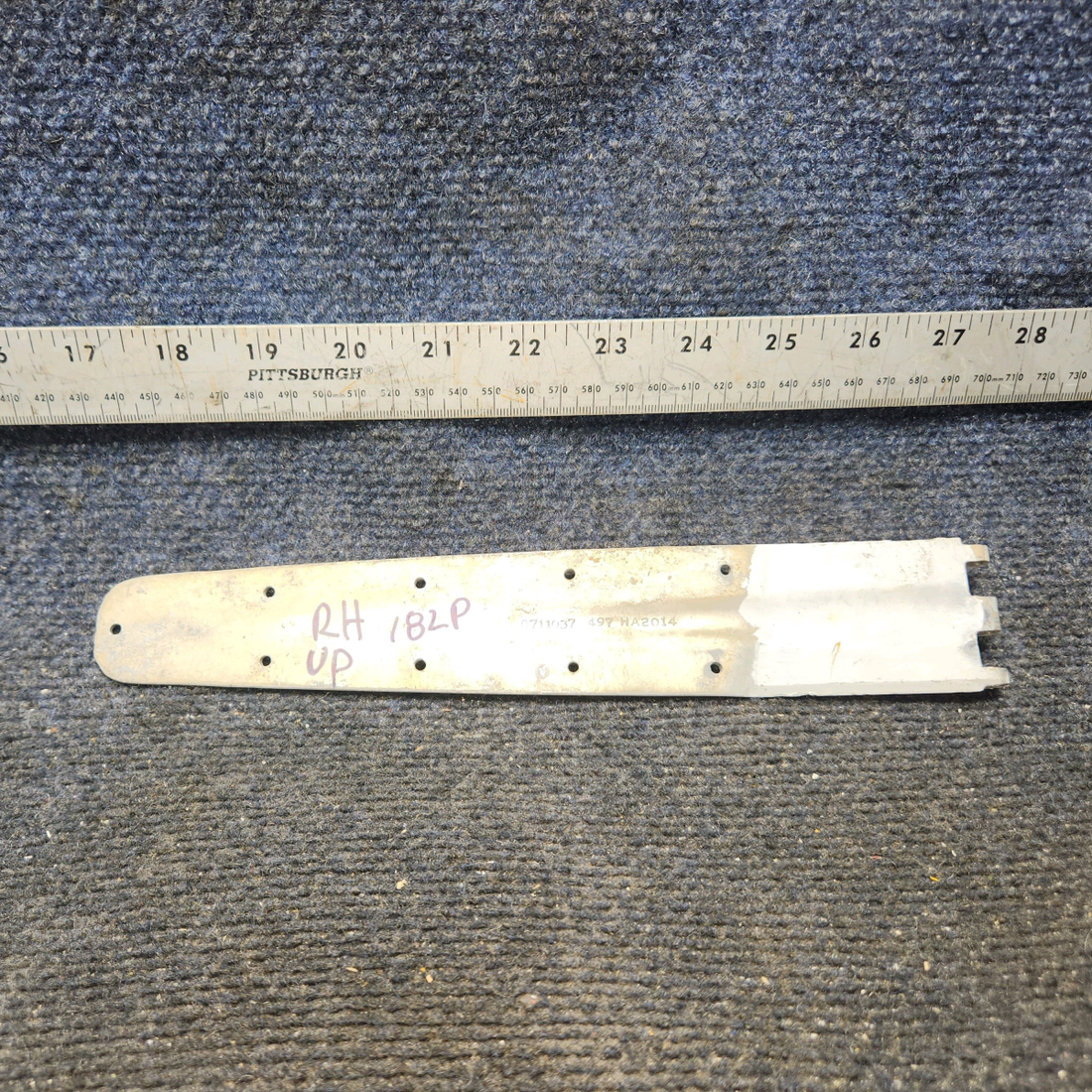 Used aircraft parts for sale, 0711037-497 Cessna Upper Door Hinge