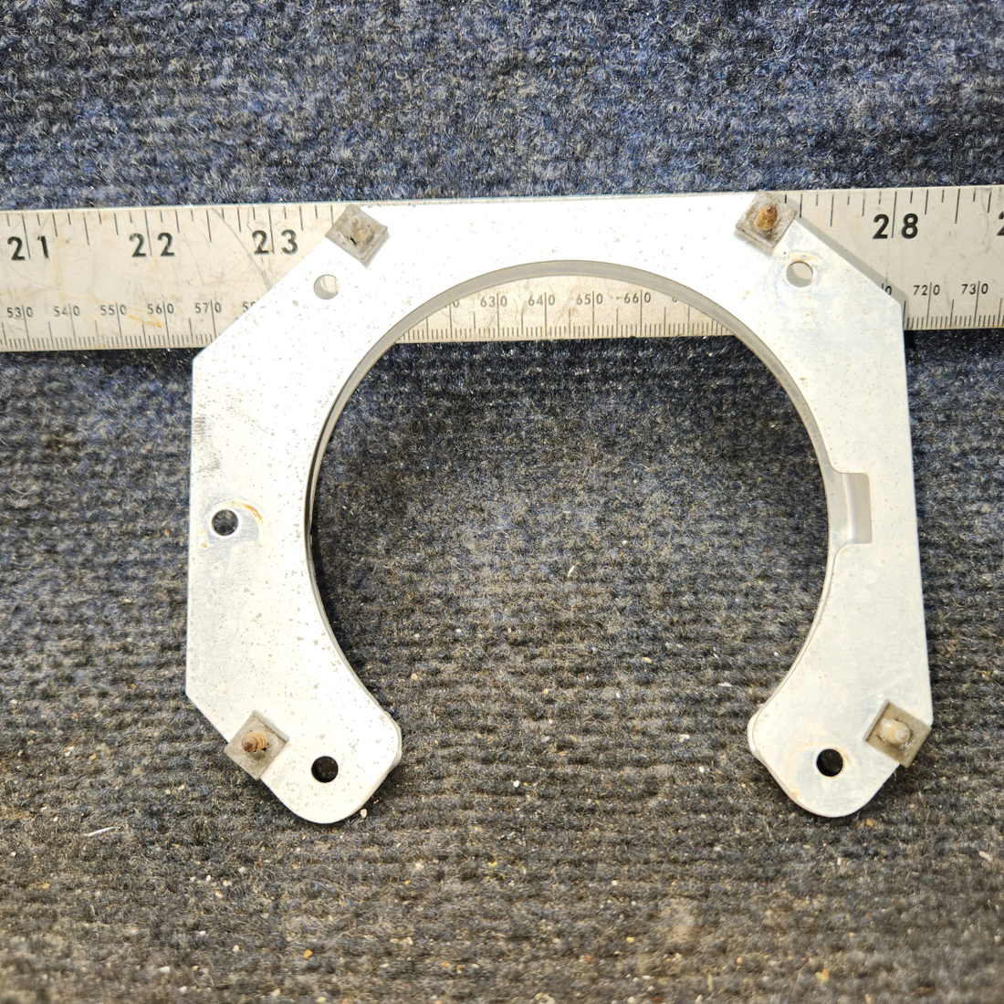 Used aircraft parts for sale, 0423542-6 Cessna 172E Landing Light Bracket Assembly