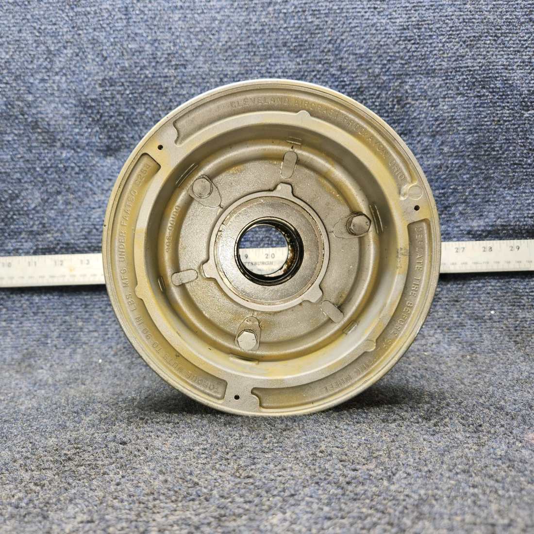Used aircraft parts for sale, 40-113B Cleveland Beechcraft A24R 6.00-6 Wheel Assembly