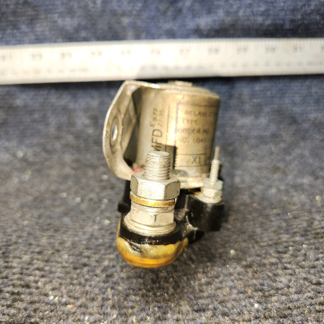 Used aircraft parts for sale, 6041H105A Cutler Hammer Piper PA32RT-300 Current Relay (12V)